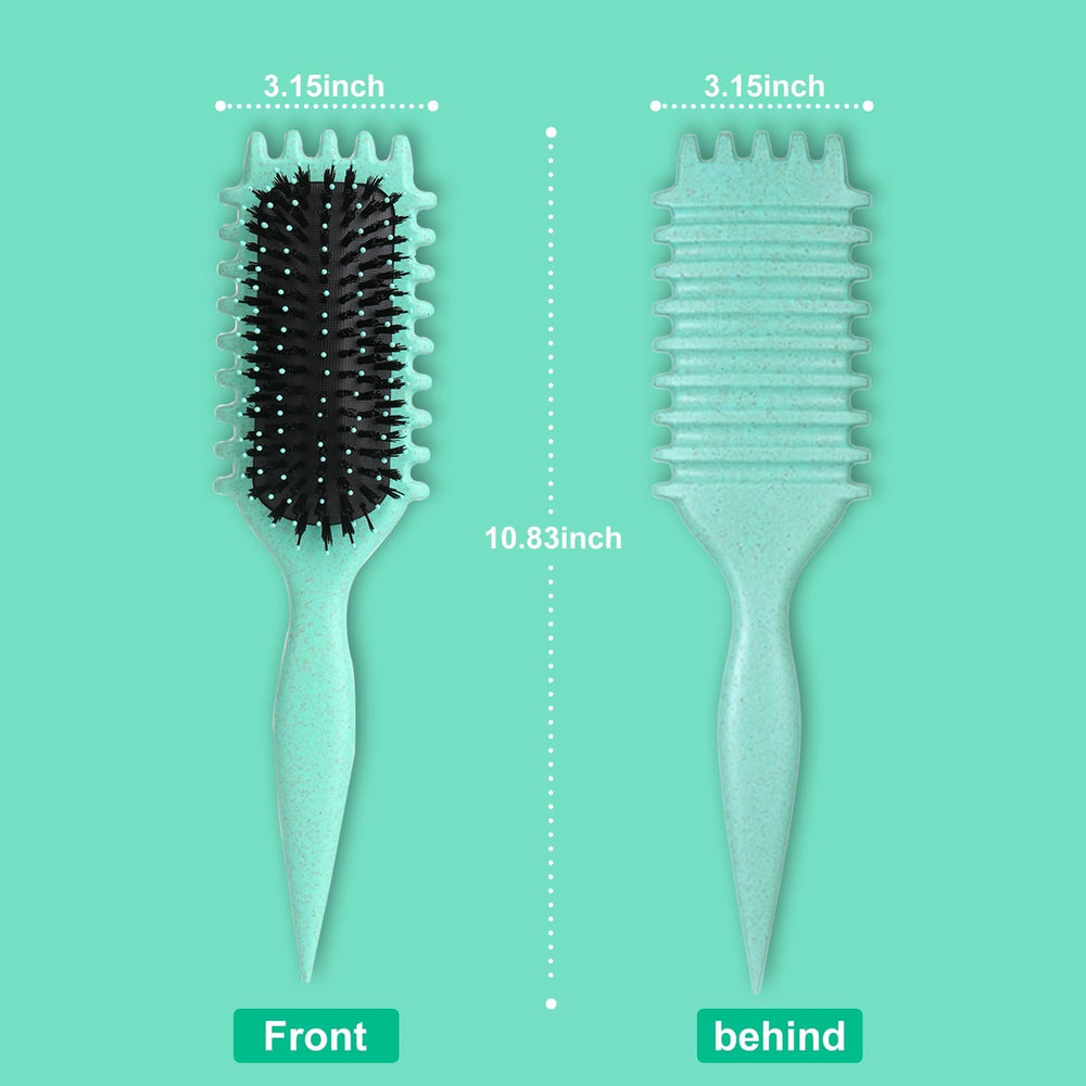 Brosse iDAOLI, forme spéciale aidant à dessiner des lignes nettes et des boucles définies.