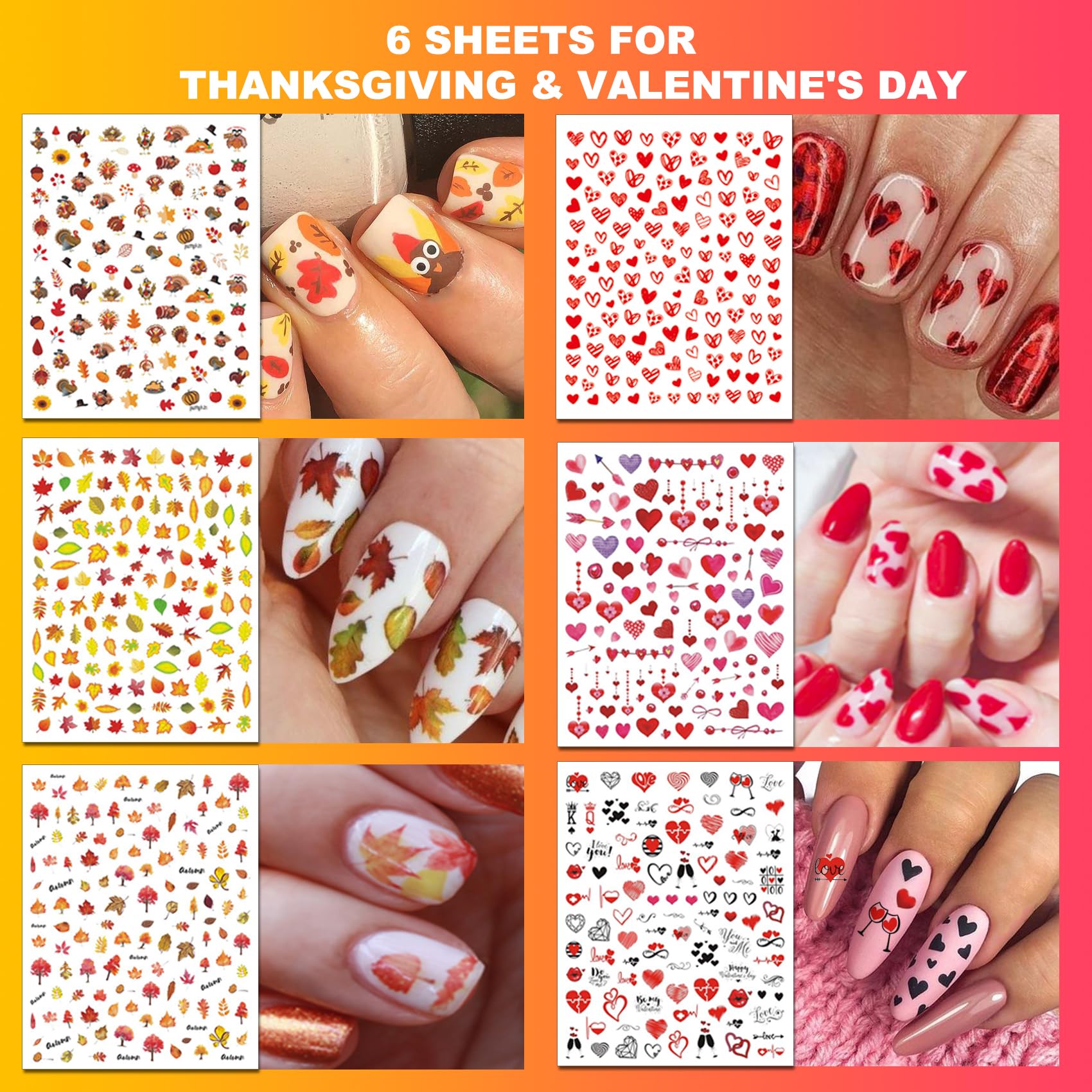 IDDFEVE stickers ongles halloween: motifs effrayants faciles à appliquer avec une couche supérieure.