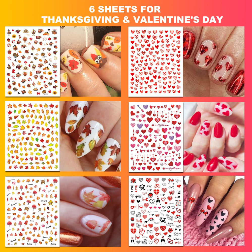 IDDFEVE stickers ongles halloween: motifs effrayants faciles à appliquer avec une couche supérieure.
