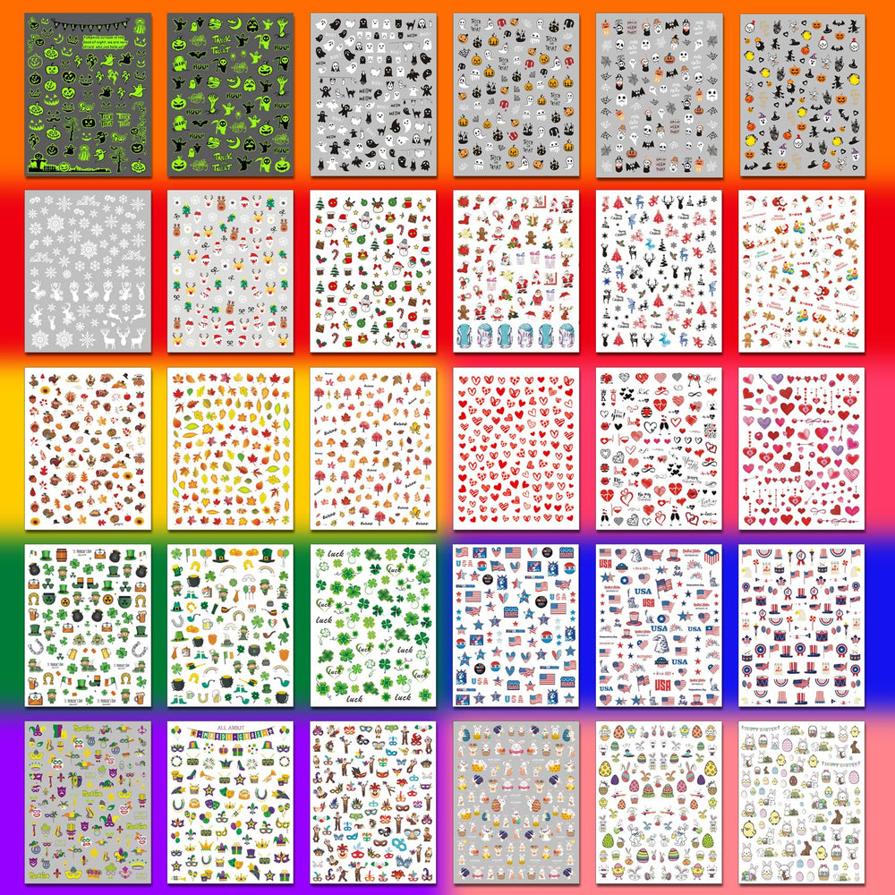IDDFEVE stickers ongles paques: oeufs pastel et motifs festifs pour un style frais.