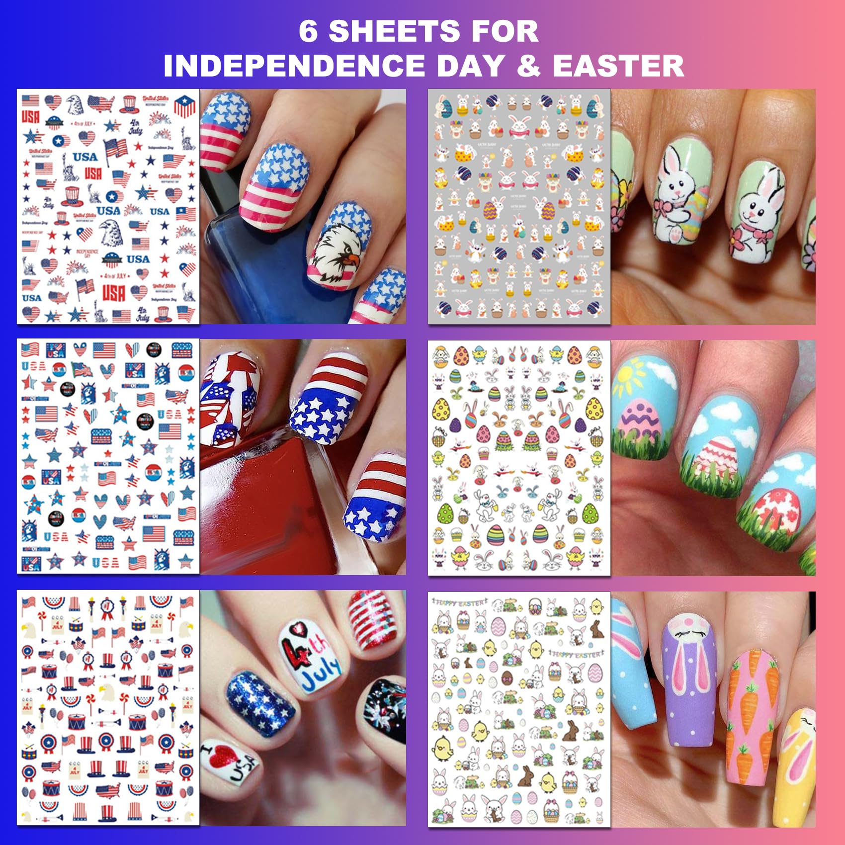 IDDFEVE stickers ongles saint-valentin: designs romantiques à associer avec votre vernis.