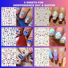 IDDFEVE stickers ongles saint-valentin: designs romantiques à associer avec votre vernis.