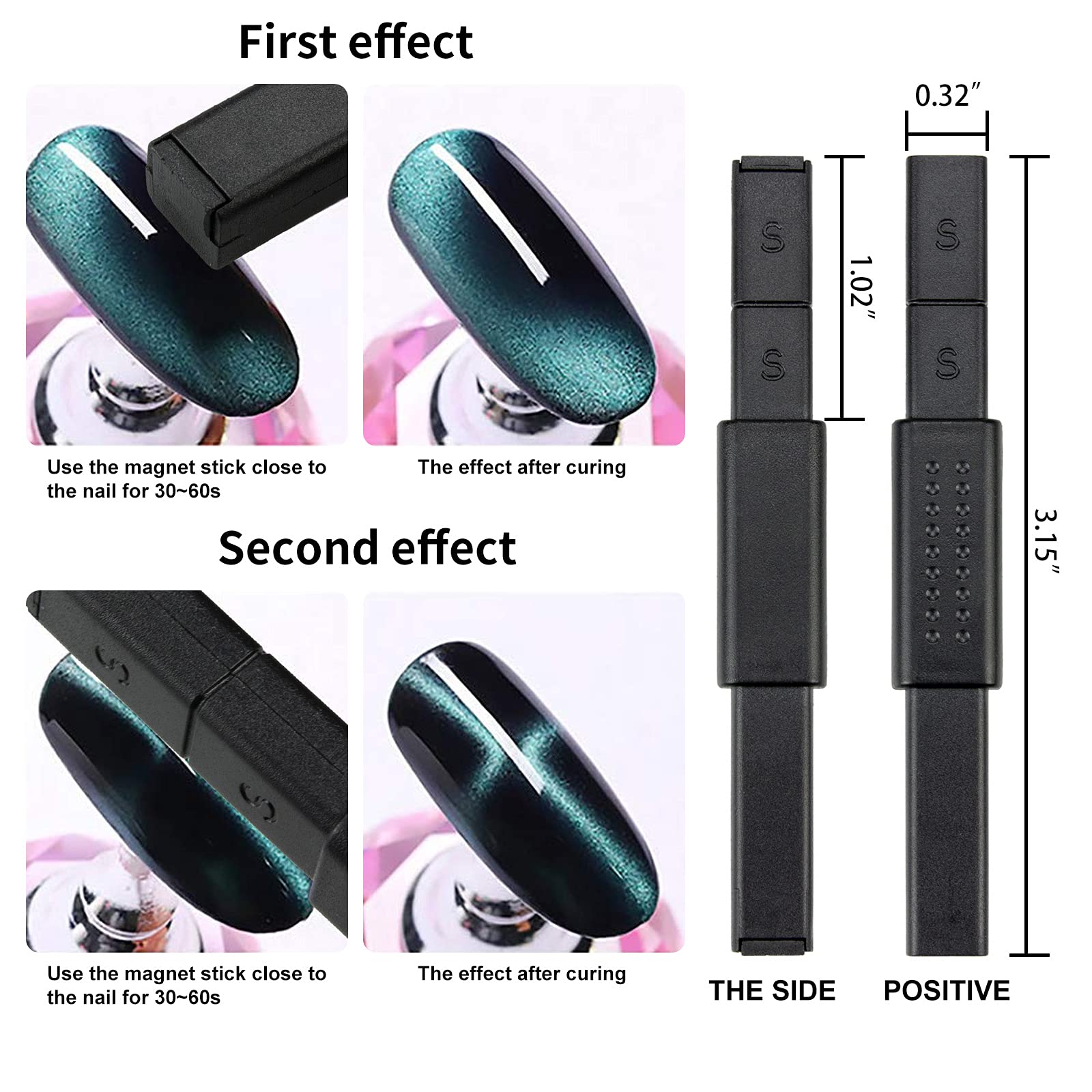 Ideal Swan gel oeil-chat ongles 3d: obtient rapidement l’effet magnétique
