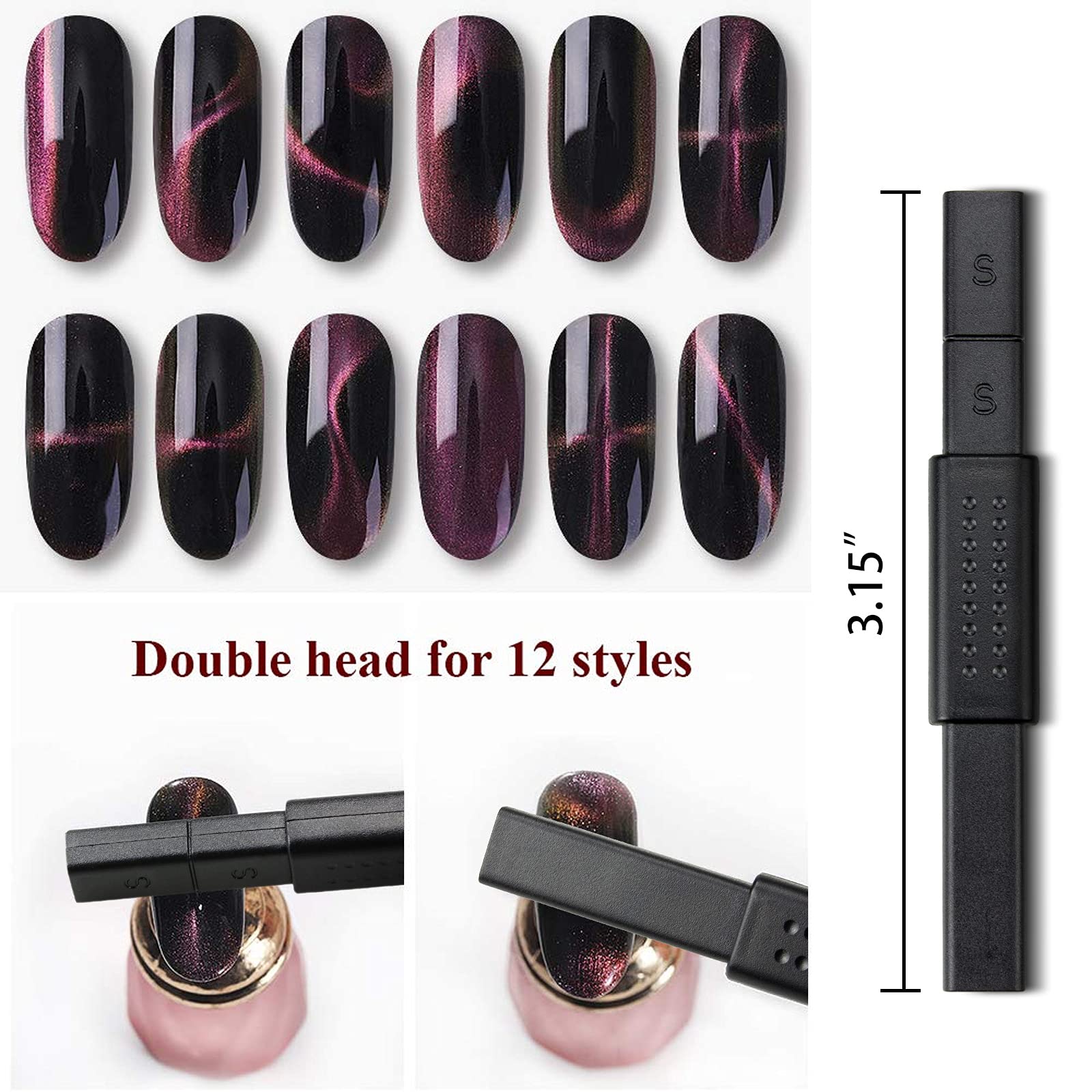 Ideal Swan kit-application rapide-ongles oeil-chat: easy pour tous les niveaux