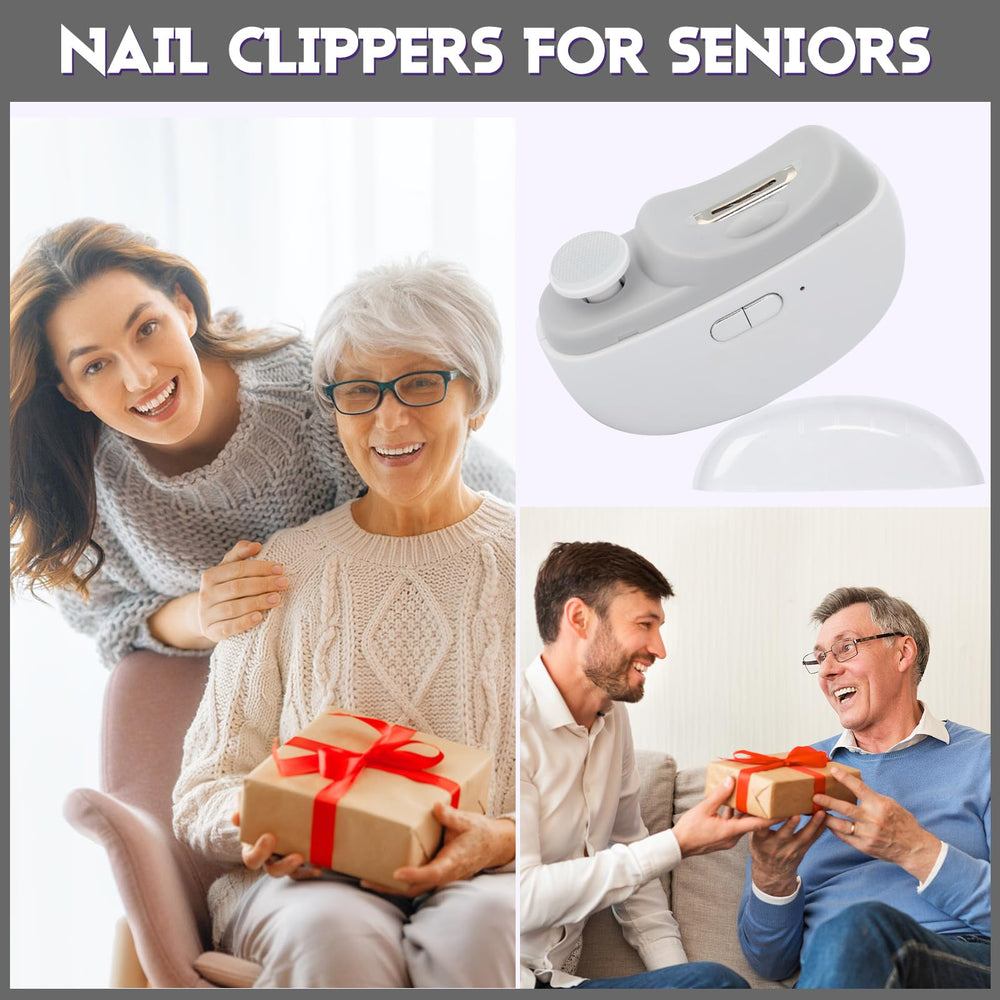 Idée cadeau idéale: coupe-ongles électrique 3-en-1 pour seniors