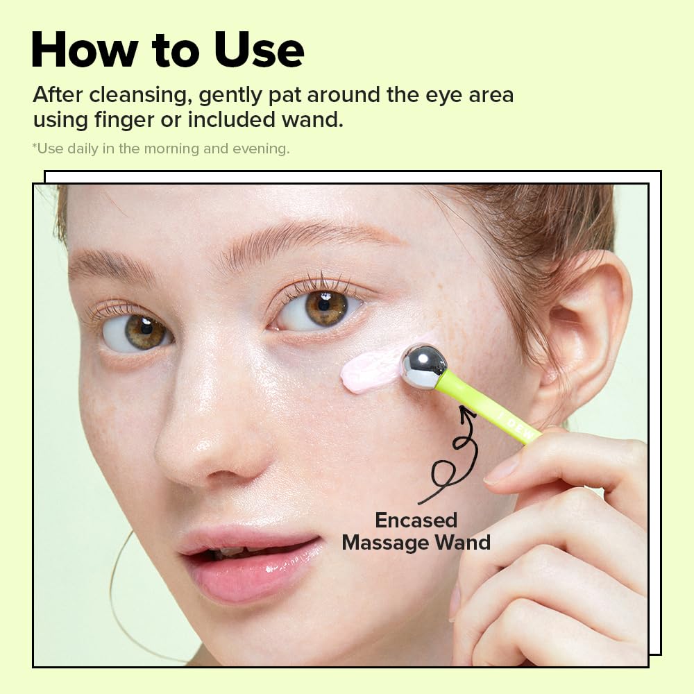 I DEW CARE Glow-Key niacinamide pour un teint uniforme autour des yeux.