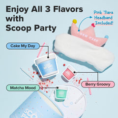 I DEW CARE Scoop Party Matcha Mood – soin apaisant et rafraîchissant pour la peau.