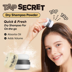 I DEW CARE Tap Secret Trio, absorption du sébum et rafraîchit les cheveux.