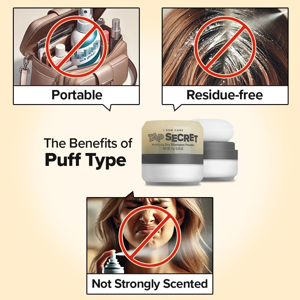 I DEW CARE Tap Secret Trio, usage rapide idéal pour les matins pressés.