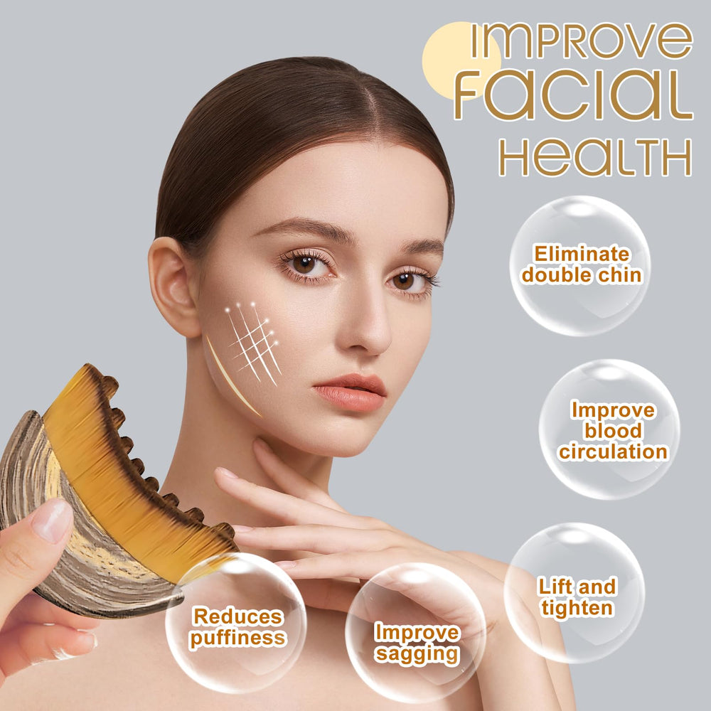 IDFXP brosse visage lymphatique pour les joues et les contours, soutien possible de la définition