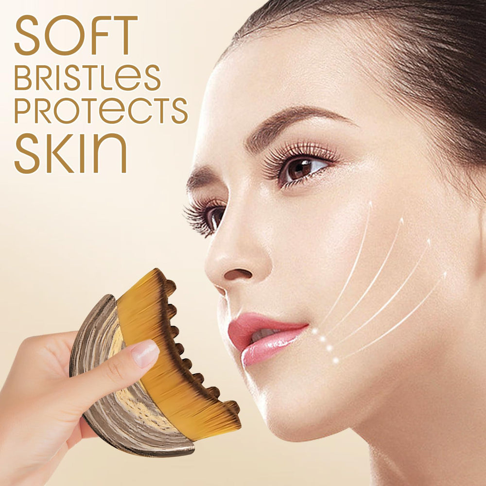 IDFXP brosse poils ultra-doux, massage en douceur pour peau sensible