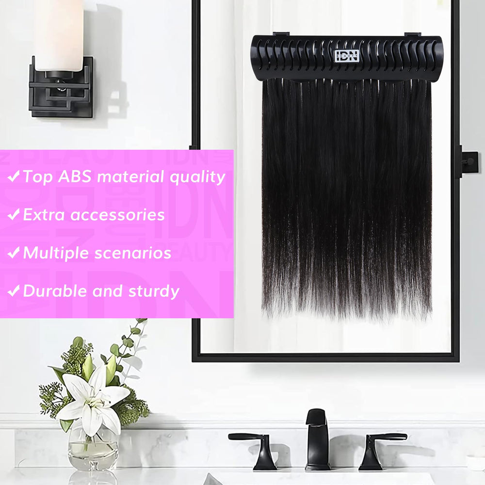 IDN BEAUTY adapté pour salle de bains et salon avec finition noire.
