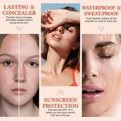 IDUCEN teint ajusté parfaitement pour un fini naturel.