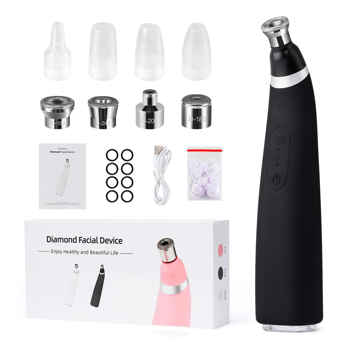 IeBilif microdermabrasion portable pour soin à domicile sans fil