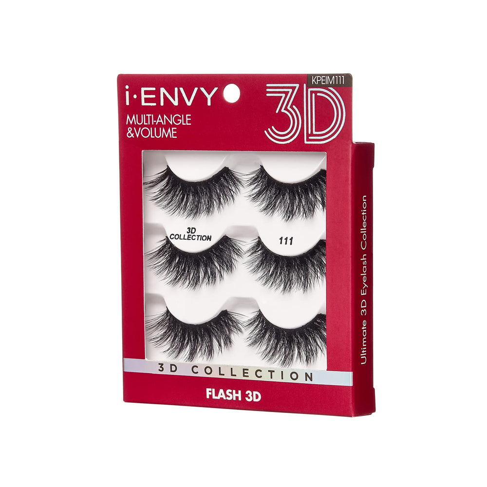 Cils iEnvy 3D multi-angle pour un effet volumineux et défini.