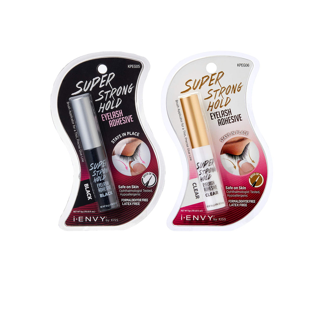 i•ENVY Colle Cils avec applicateur-brosse pour une pose précise et facile.
