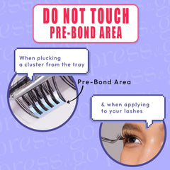 i-ENVY Press&Go démontage doux — enlèvement sans endommager les cils.