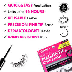 i•ENVY KISS crayon magnétique, application précise pour un regard net.