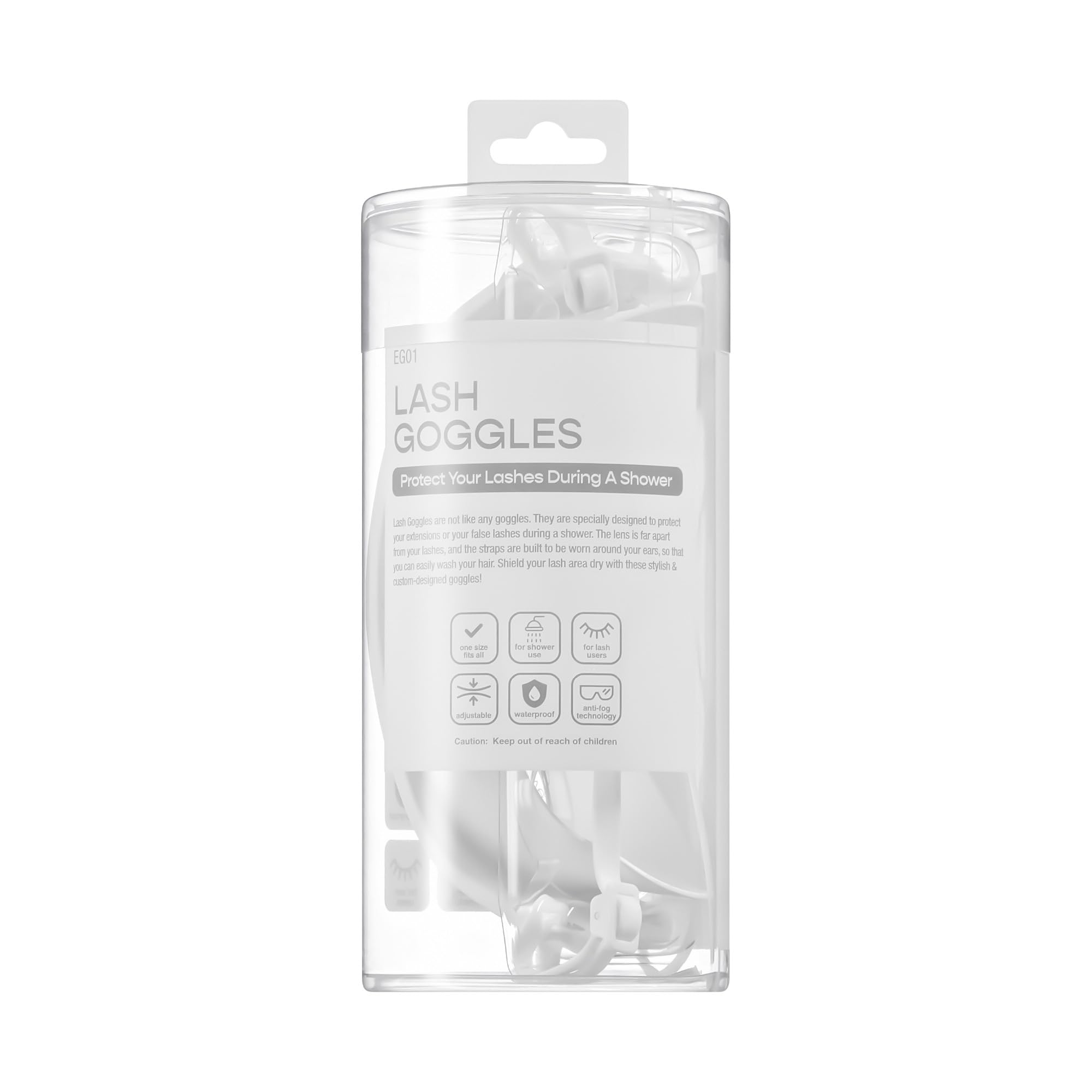 i•ENVY Lash Guard blanc – idéal après levage des cils ou extensions.