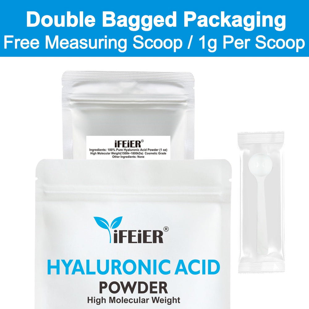 iFEiER Sac refermable poudre hyaluronique.