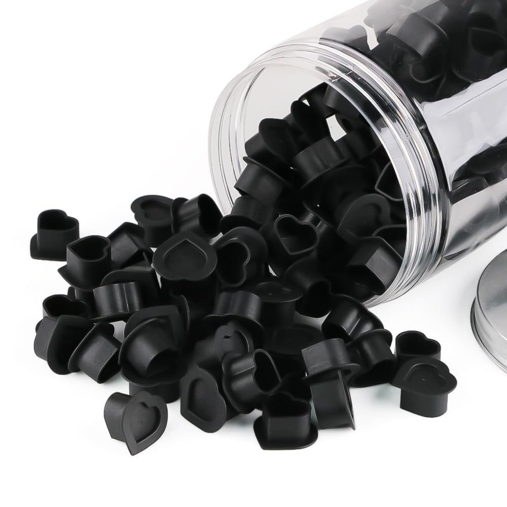 IFERO cap-encre-coeur-silicone-base-noir prêt à l’utilisation durable.