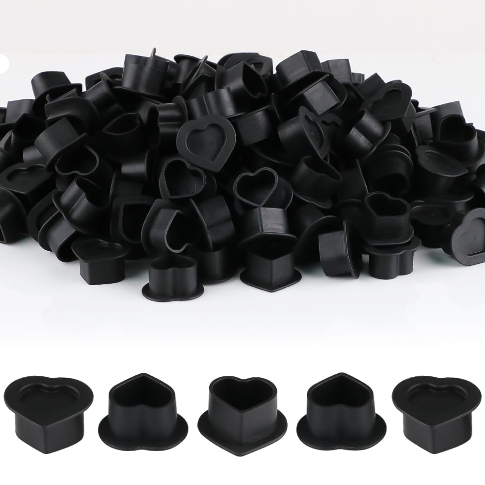 IFERO caps-encre-tatouage-coeur-silicone-dimension: compatibilité avec pigments.