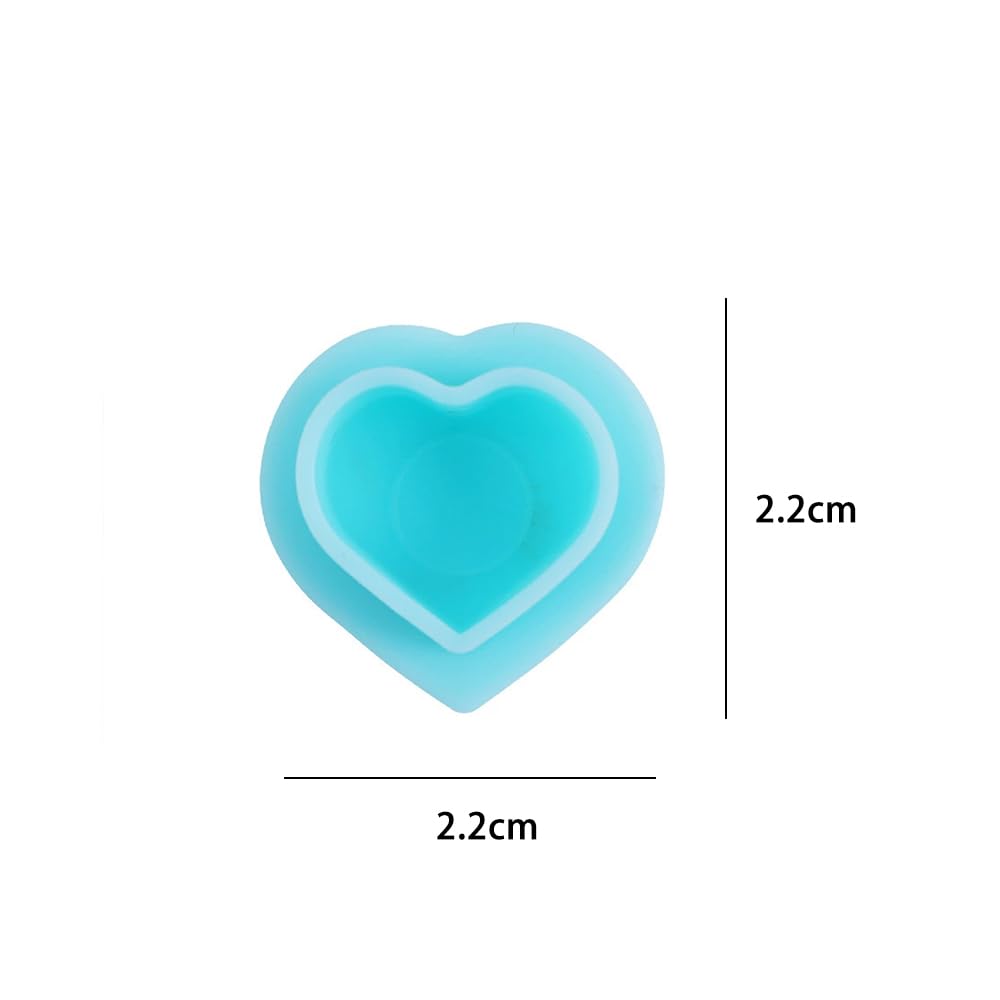 IFERO coupelles silicone cœur usage broderie; polyvalentes pour broderie et tatouage