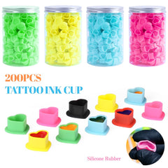 IFERO ensemble-200-pieces-caps-encre-silicone-noir idéal pour rangement.