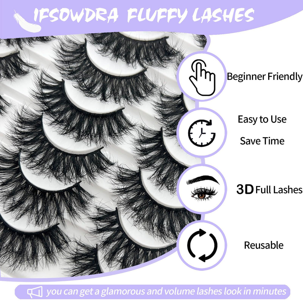 IFSOWDRA bande mince facilite l’application rapide des cils.