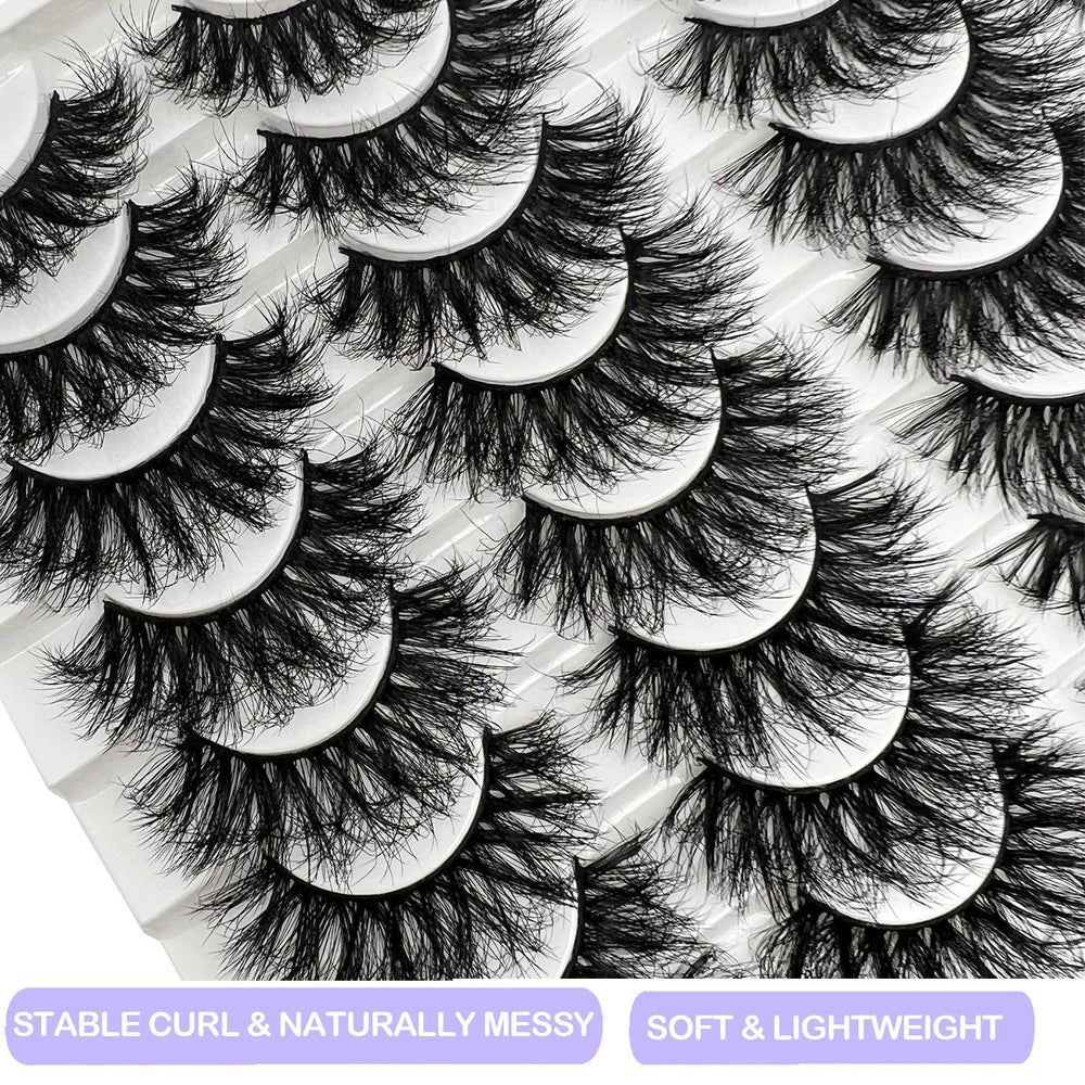 IFSOWDRA lot 20 paires cils pour occasions spéciales.