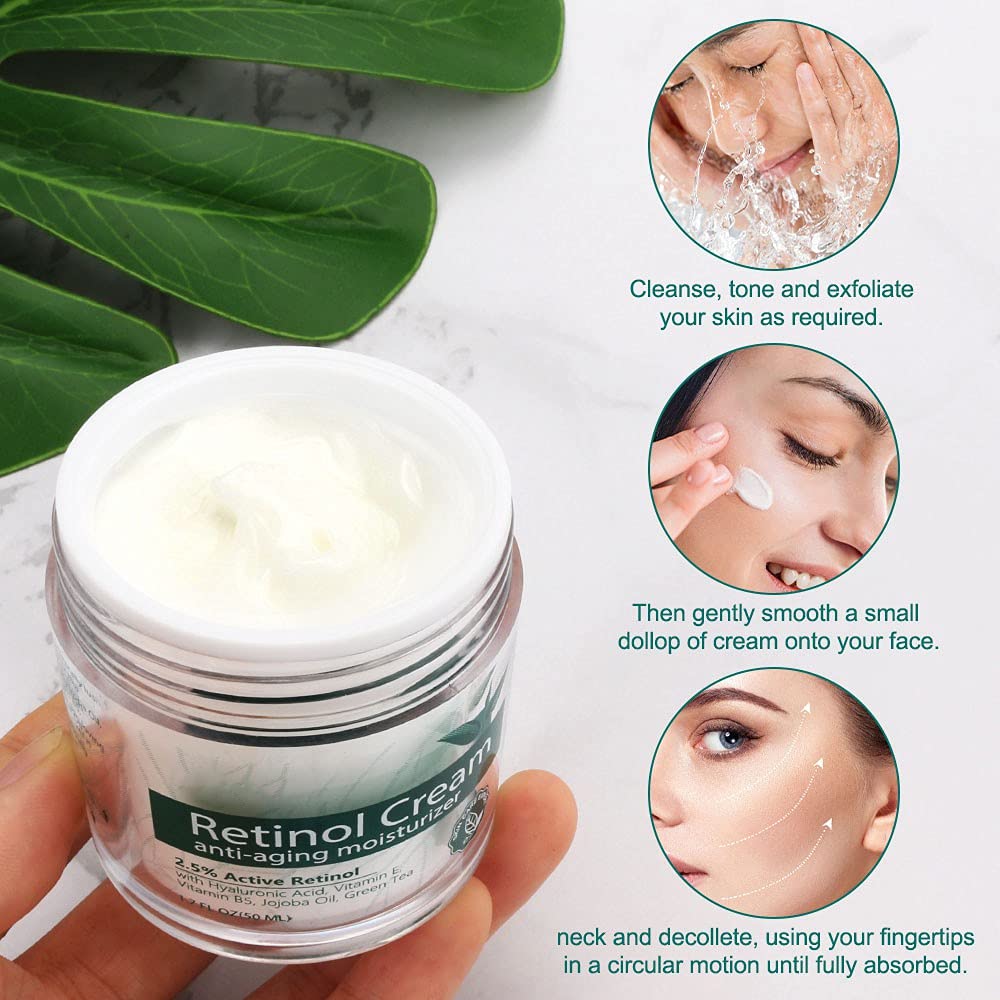 IFUDOIT Crème Retinol Routine Quotidienne: peau plus lumineuse et hydratée.
