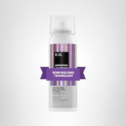 Travel-size IGK Antisocial bottle ready for on-the-go care