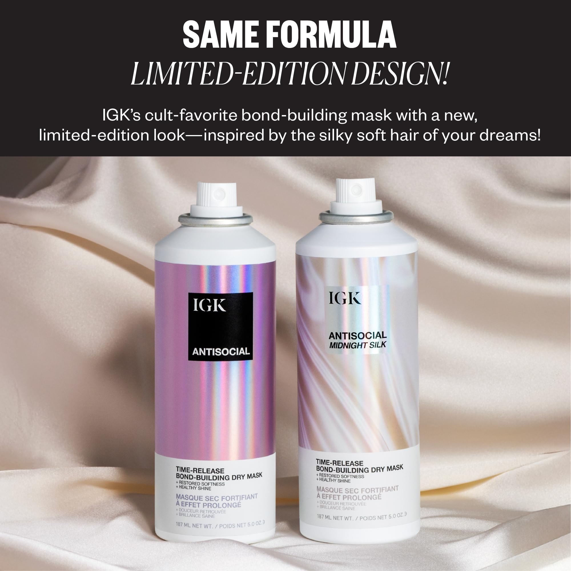 Design édition limitée d'IGK Antisocial pour une routine chic.
