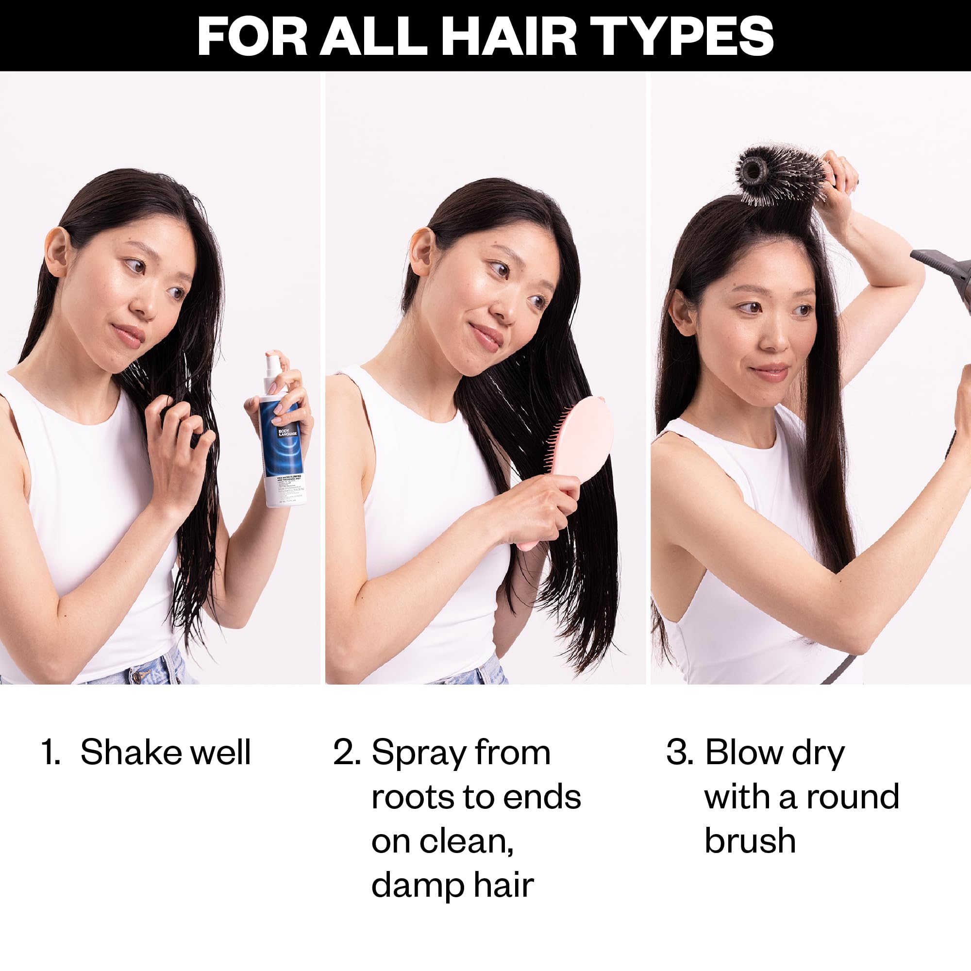 IGK Body Language protection-thermique-450f protège les cheveux lors du coiffage