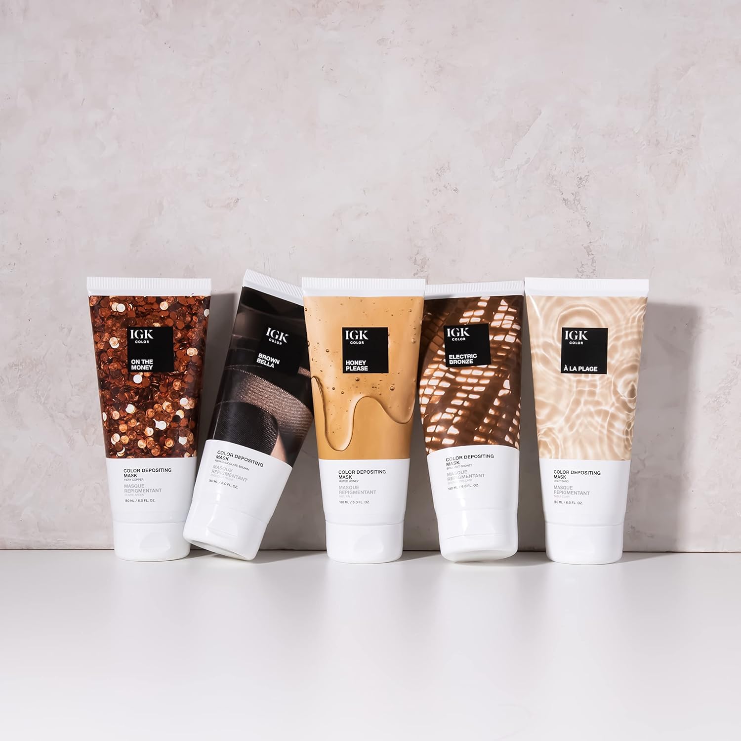 IGK squalane sable clair – soin émollient réhydrate les cheveux.