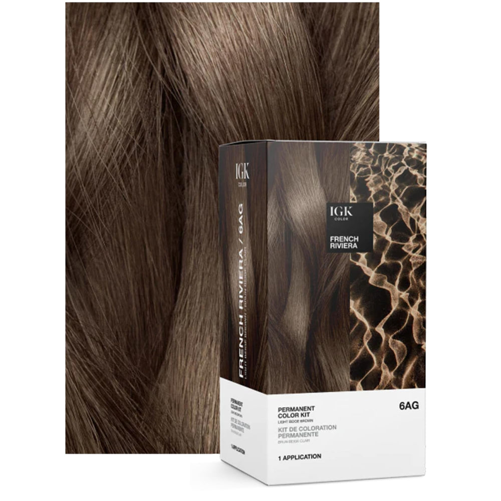 IGK Color Kit 6AG French Riviera — texture crème colorante pour application fluide