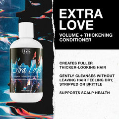 IGK Extra Love Massage Cuir Chevelu – geste apaisant pour équilibre du cuir chevelu.