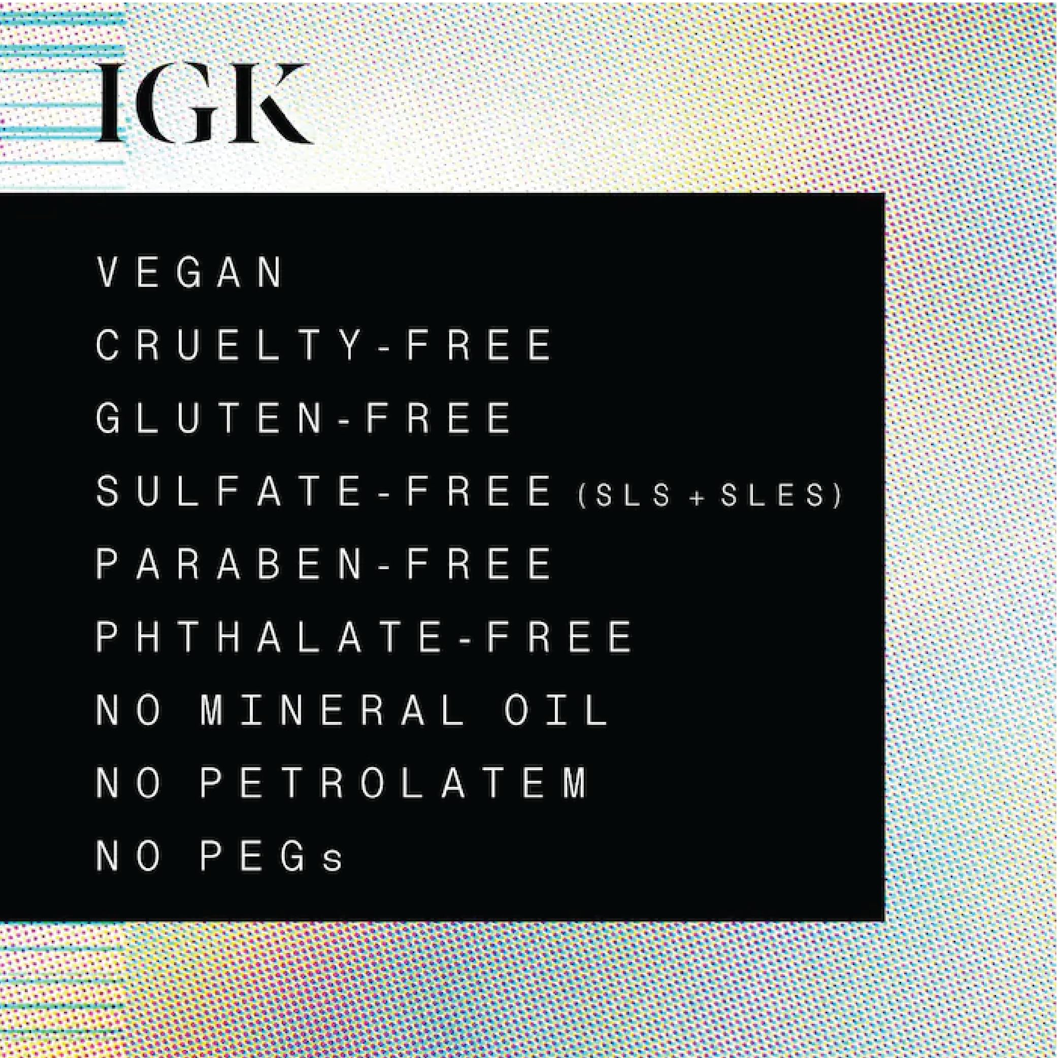 IGK Good Behavior démêlant : facilite le coiffage sans traction.