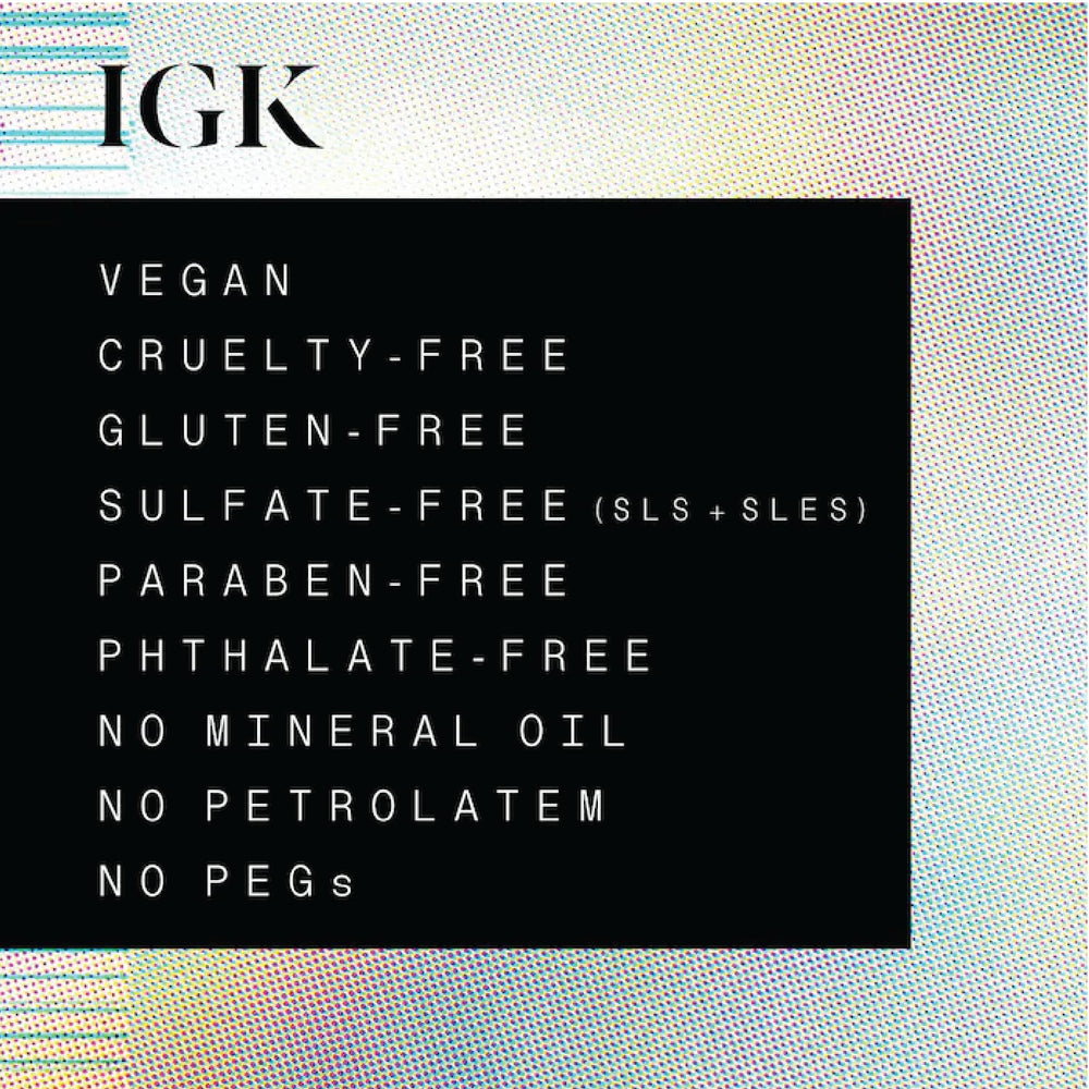 IGK Good Behavior démêlant : facilite le coiffage sans traction.