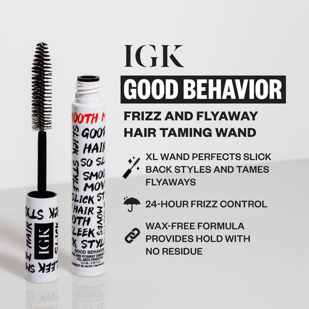 IGK Good Behavior, brosse-mascara précise pour cibler les frisottis près de la racine.