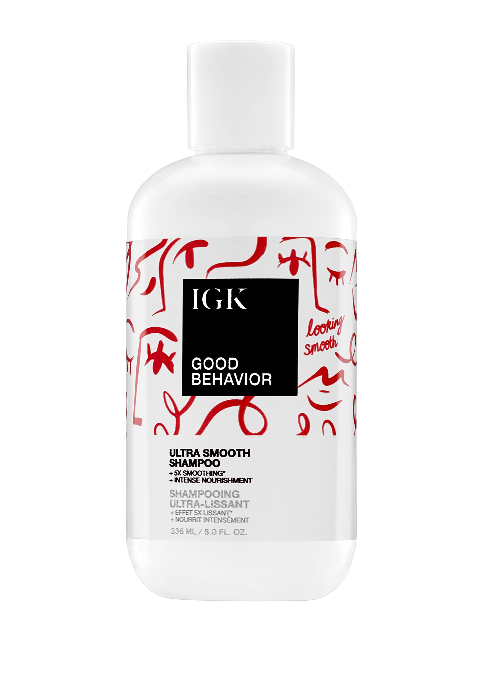 IGK Good Behavior Shampoing sur étagère, douceur et brillance assurées.