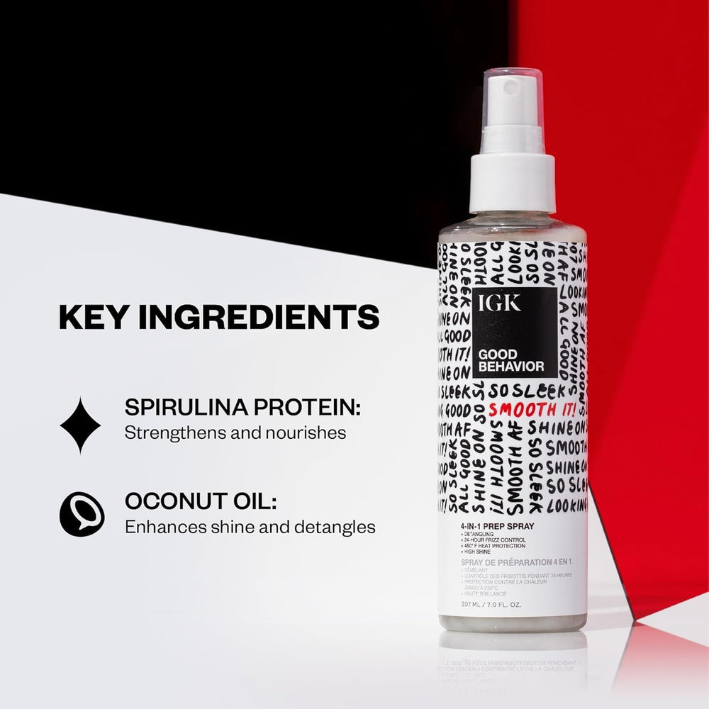IGK GOOD BEHAVIOR Ingrédients : spiruline et protéine pour nourrir.