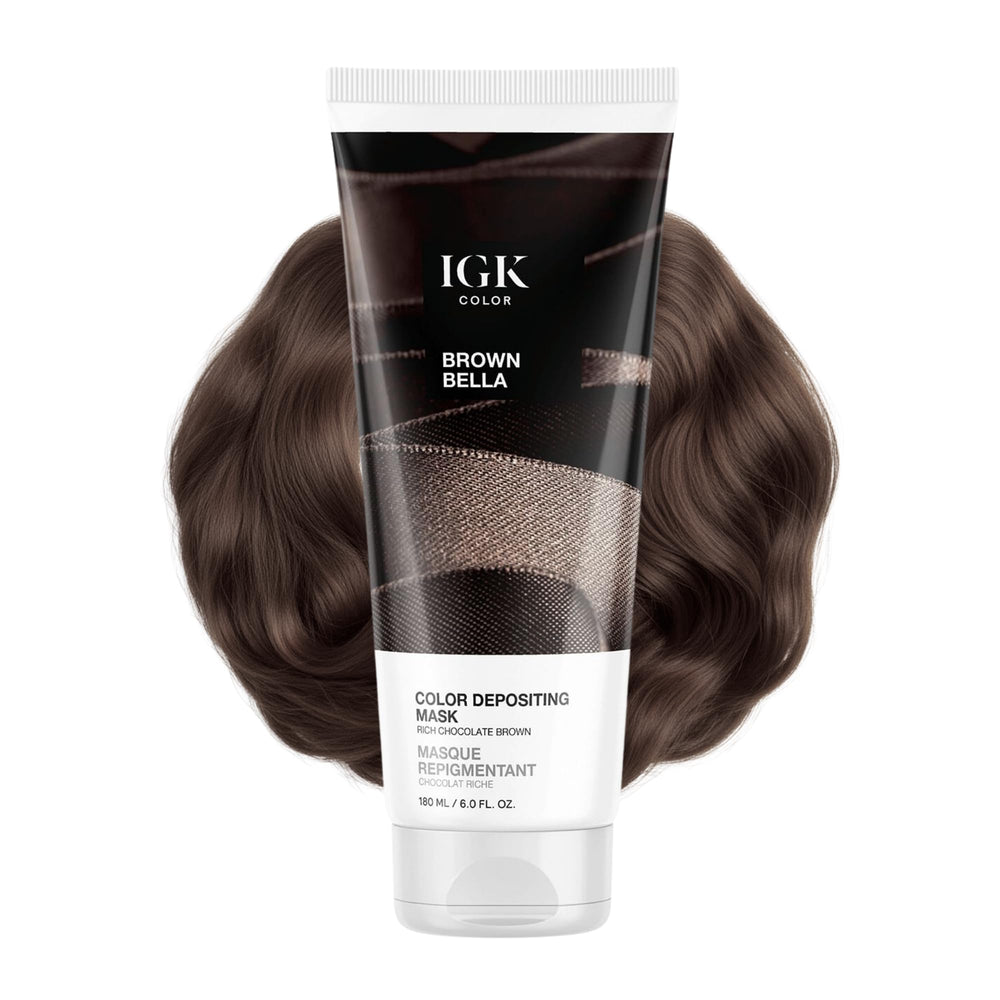 IGK Hair Gloss Toner – bouteille prête à rafraîchir la couleur avec brillance durable.