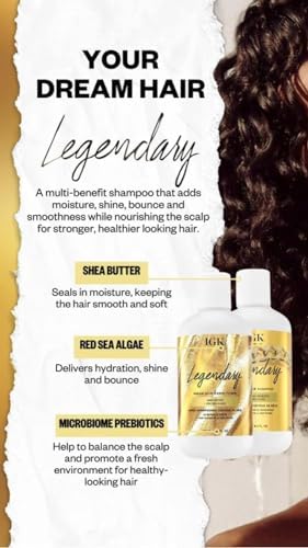 IGK Legendary Dream Après-Shampooing flacon – douceur et brillance sans lourdeur.