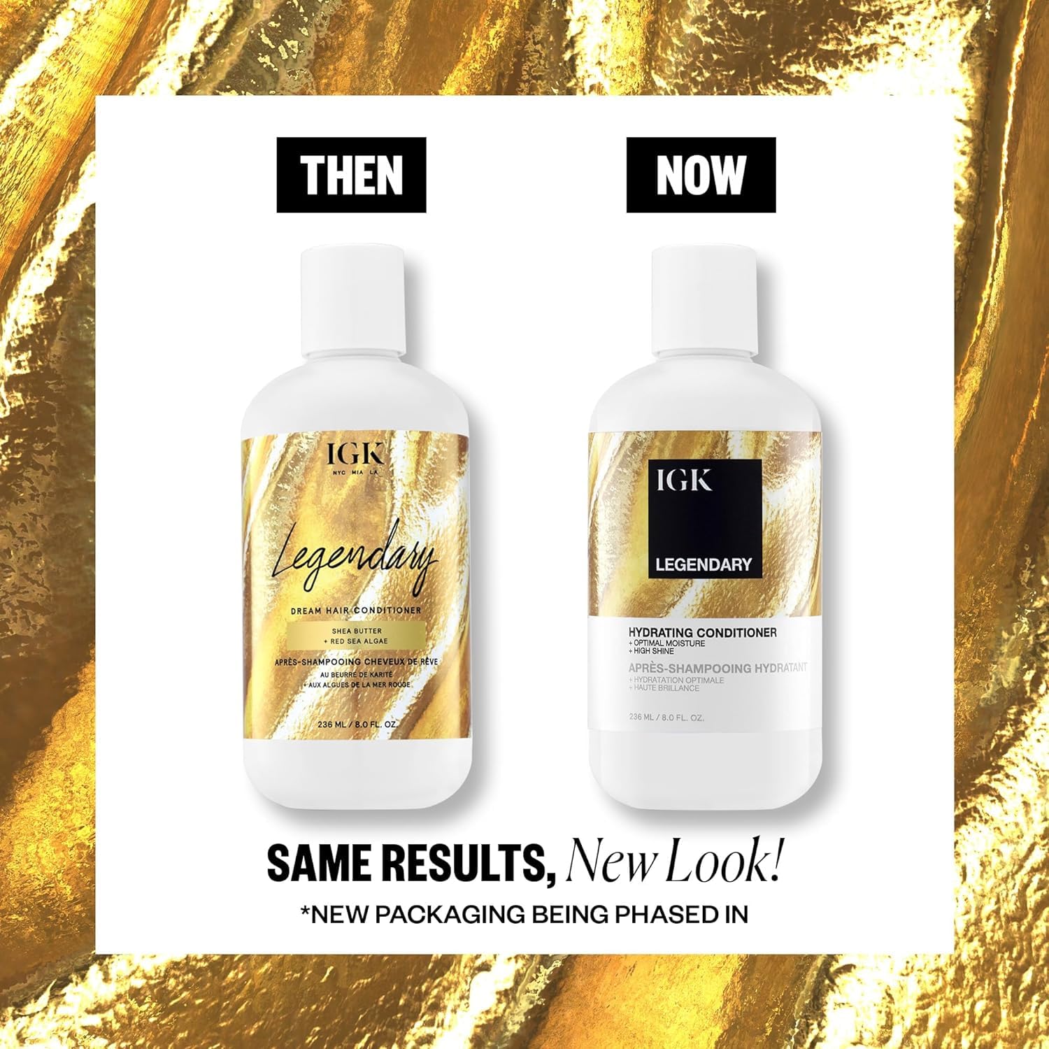 IGK Legendary Dream Shampoo – texture légère facilitant le démêlage quotidien.