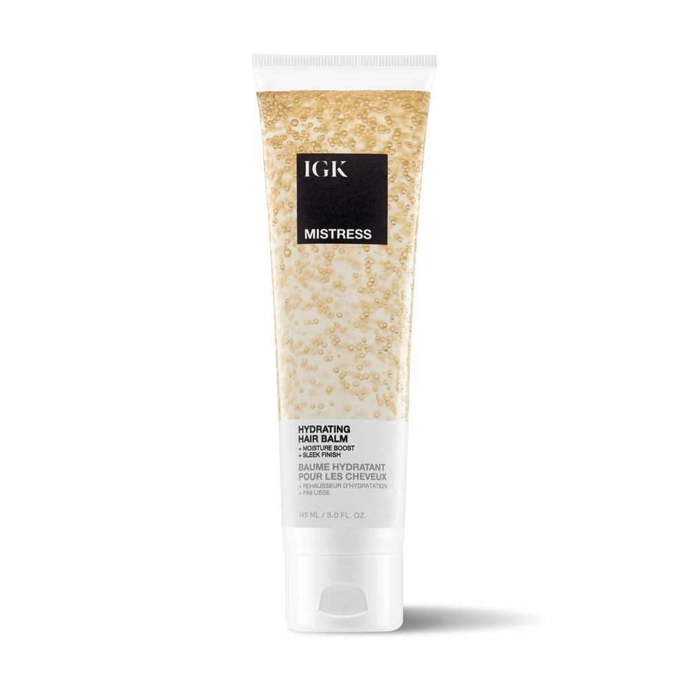 IGK Mistress baume-cheveux hydratant sur longueurs pour douceur durable.