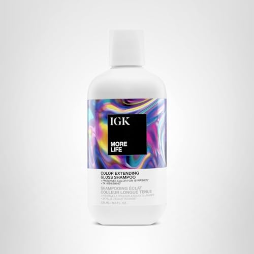 IGK More Life: emballage pratique et durable pour la salle de bain.