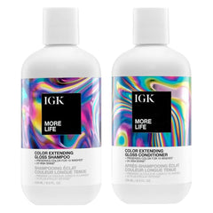 IGK More Life shampoo bouteille – prolonge couleur et offre brillance éclatante