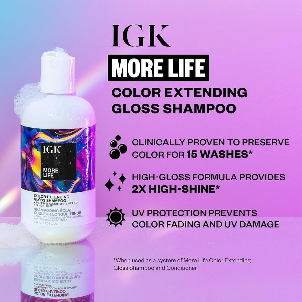 IGK More Life protection UV – cheveux protégés du soleil et couleur préservée