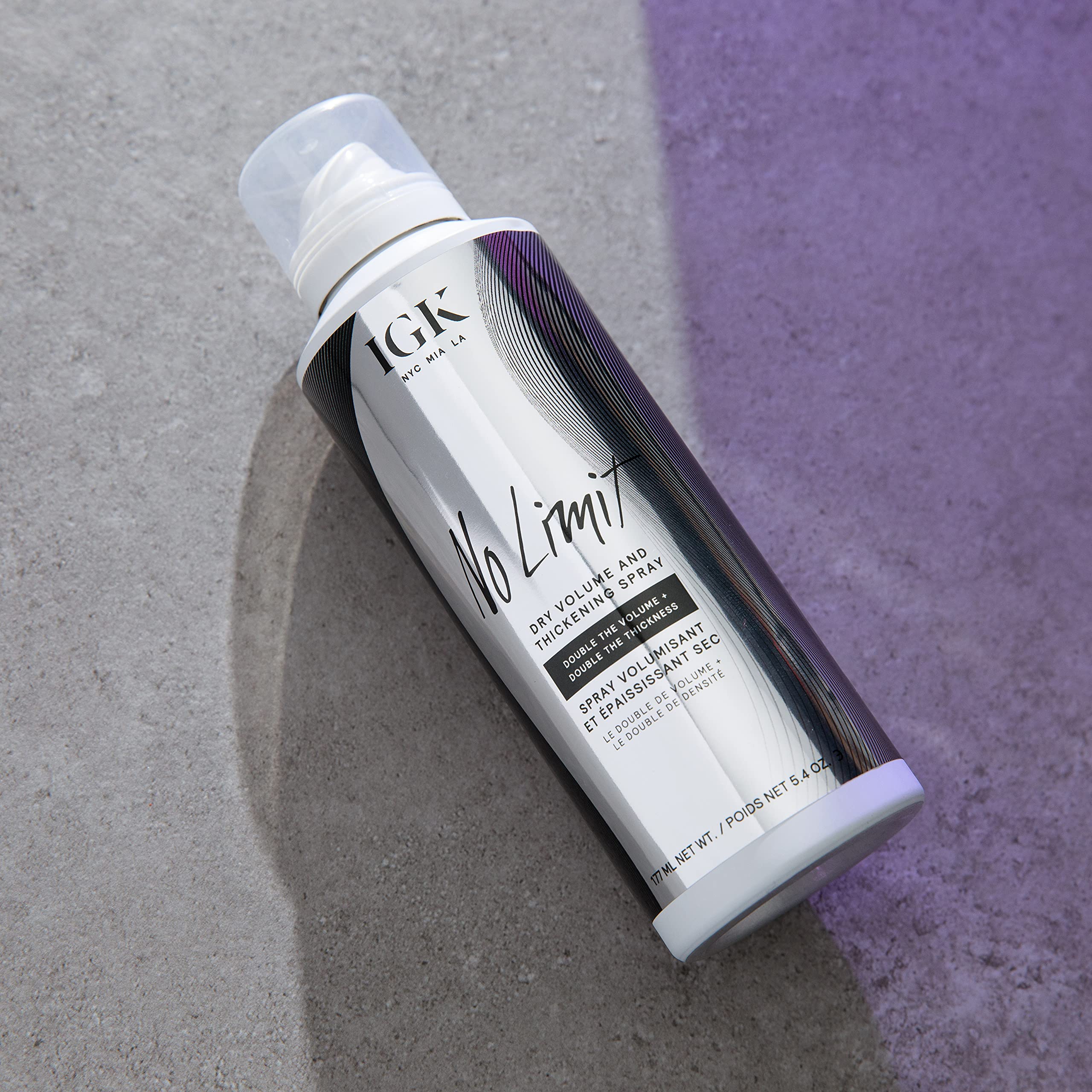 IGK NO LIMIT protéines-vegetales : nourrissant et gonflant pour un look doux.